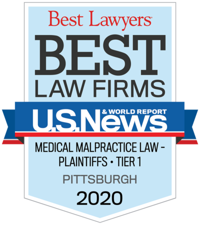 Best Lawyers Best Law Firms Medical Malpractice Law - Plaintiffs - Tier 1, Pittsburgh 2020