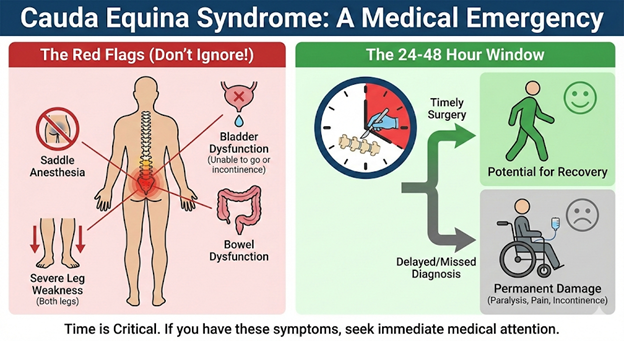 Infographic showing the "red flags" of CES and the likely results if these are ignored